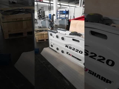 KS220 टॉप टाइप हाइड्रोलिक ब्रेकर 190 मिमी चिसल व्यास उपयुक्त 45 ~ 55 टन खुदाई