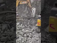 5500Kg KS550 भारी हाइड्रोलिक रॉक हैमर ब्रेकर OEM उपलब्ध