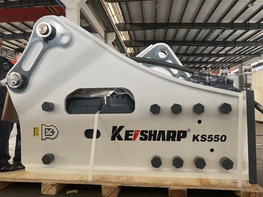 KS550 हाइड्रोलिक रॉक ब्रेकर 200 मिमी चिसेल हाइड्रोलिक ब्रेकर