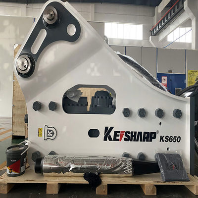 KS650 हथौड़ा रॉक ब्रेकर चिसेल प्रकार 210 मिमी एक्सकेवेटर के लिए कंक्रीट ब्रेकर