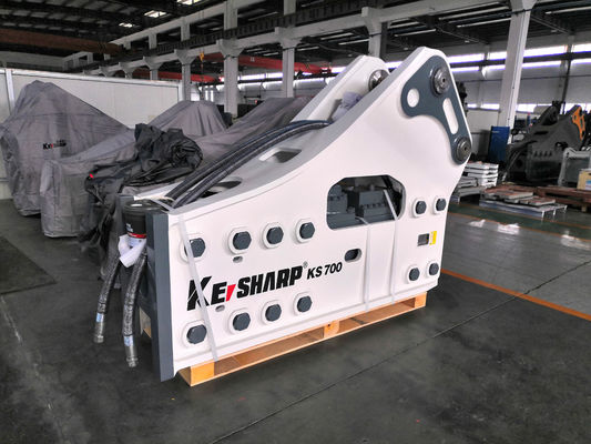 KS700 साइड टाइप हाइड्रोलिक ब्रेकर 215 मिमी चिसल व्यास उपयुक्त 70 ~ 105 टन खुदाई