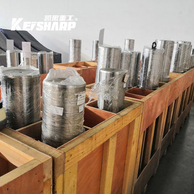 खुदाई मशीन हाइड्रोलिक ब्रेकर पिस्टन कास्टिंग स्टील सामग्री KS100 KS120 KS150
