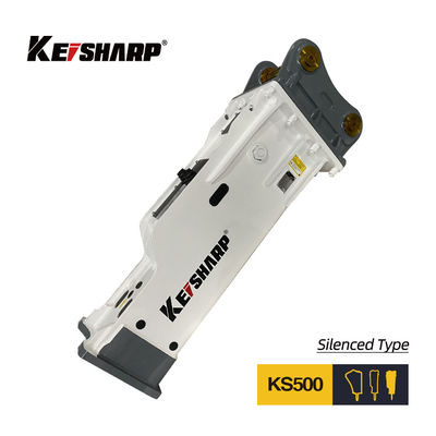 KS500 195 मिमी चिजेल बॉक्स प्रकार हाइड्रोलिक ब्रेकर डिगर कंक्रीट ब्रेकर