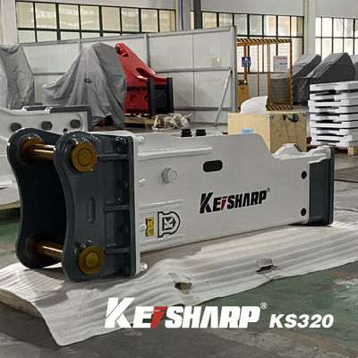 KS550 200 मिमी चिजेल बॉक्स प्रकार उत्खनन उपकरण खनन/धातु विज्ञान के लिए हाइड्रोलिक ब्रेकर