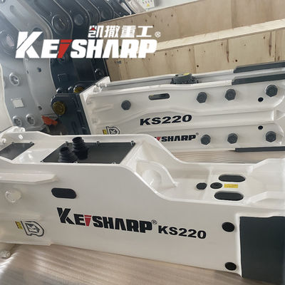 KS220 साइलेंट / साइड / टॉप टाइप हाइड्रोलिक ब्रेकर हैमर फॉर एक्सकेवेटर
