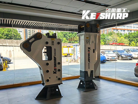 KS220 साइलेंट / साइड / टॉप टाइप हाइड्रोलिक ब्रेकर हैमर फॉर एक्सकेवेटर