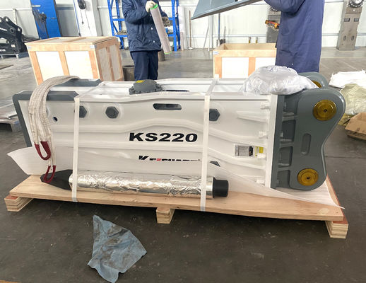 KS220 साइलेंट / साइड / टॉप टाइप हाइड्रोलिक ब्रेकर हैमर फॉर एक्सकेवेटर