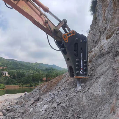 सीई प्रमाणित प्रभाव हाइड्रोलिक टॉप ब्रेकर रॉक ड्रिल एटैचमेंट