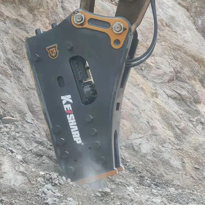 190 मिमी चिजेल एक्सकेवेटर निर्माण के लिए रॉक क्रशिंग हैमर