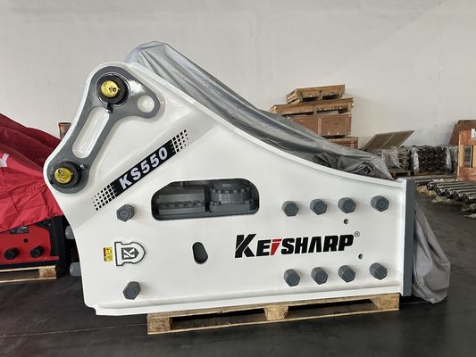 KS550 साइड टाइप हाइड्रोलिक ब्रेकर 200 मिमी चिसेल मैच के साथ 50-55t खुदाई