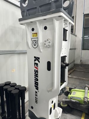 KS220 बॉक्स प्रकार हाइड्रोलिक ब्रेकर 16-22 टन खुदाई मशीन के लिए 140 मिमी चिसल व्यास